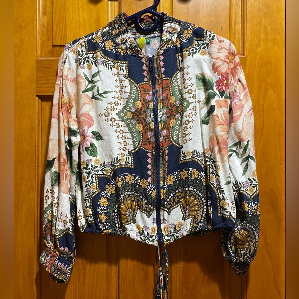 Farm Rio zip jacket